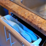 Tidy Your Kitchen Counter with Better Cleaning Tool Storage